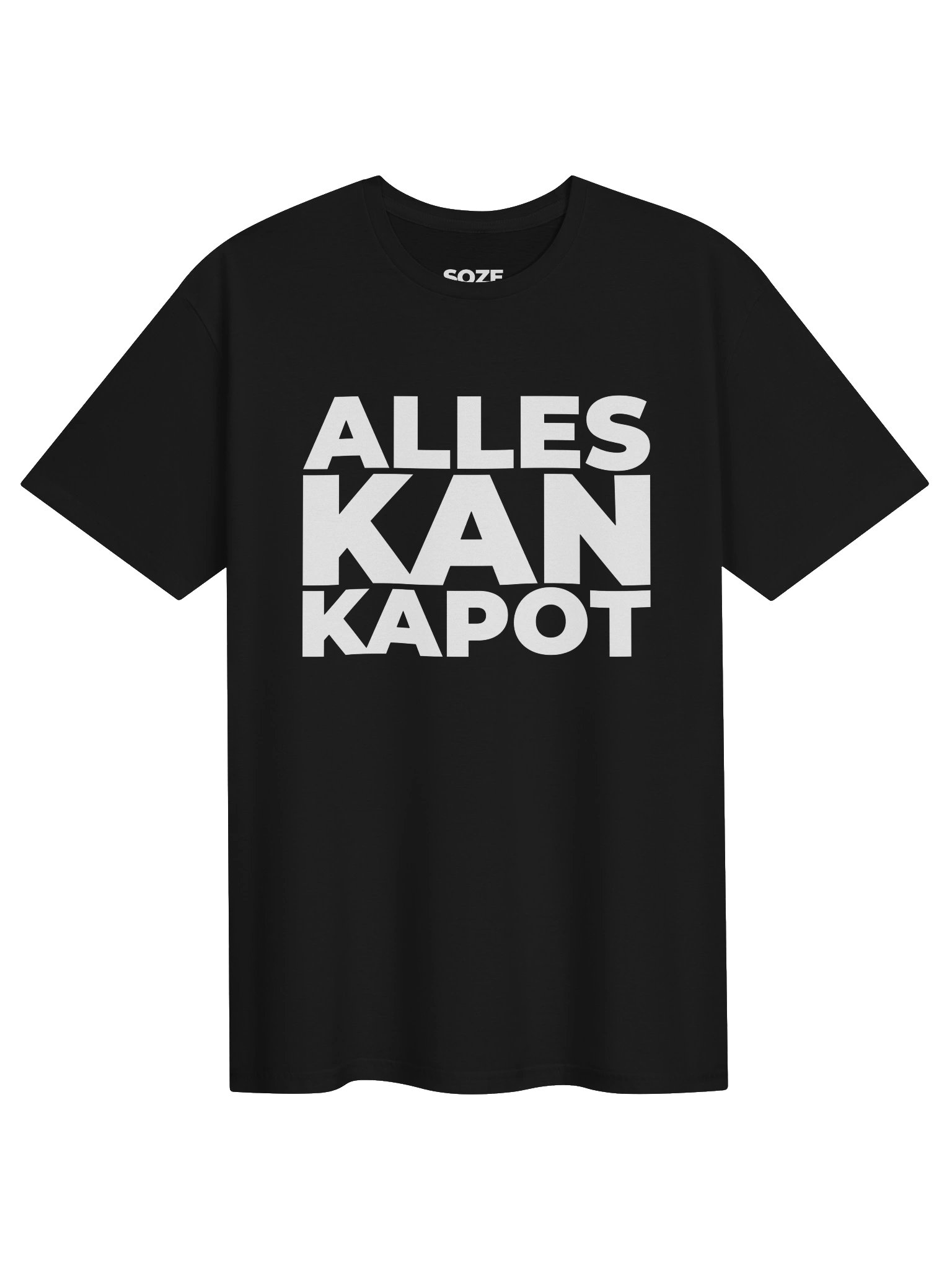 Alles kan kapot T-Shirt – Zwart product image (1)