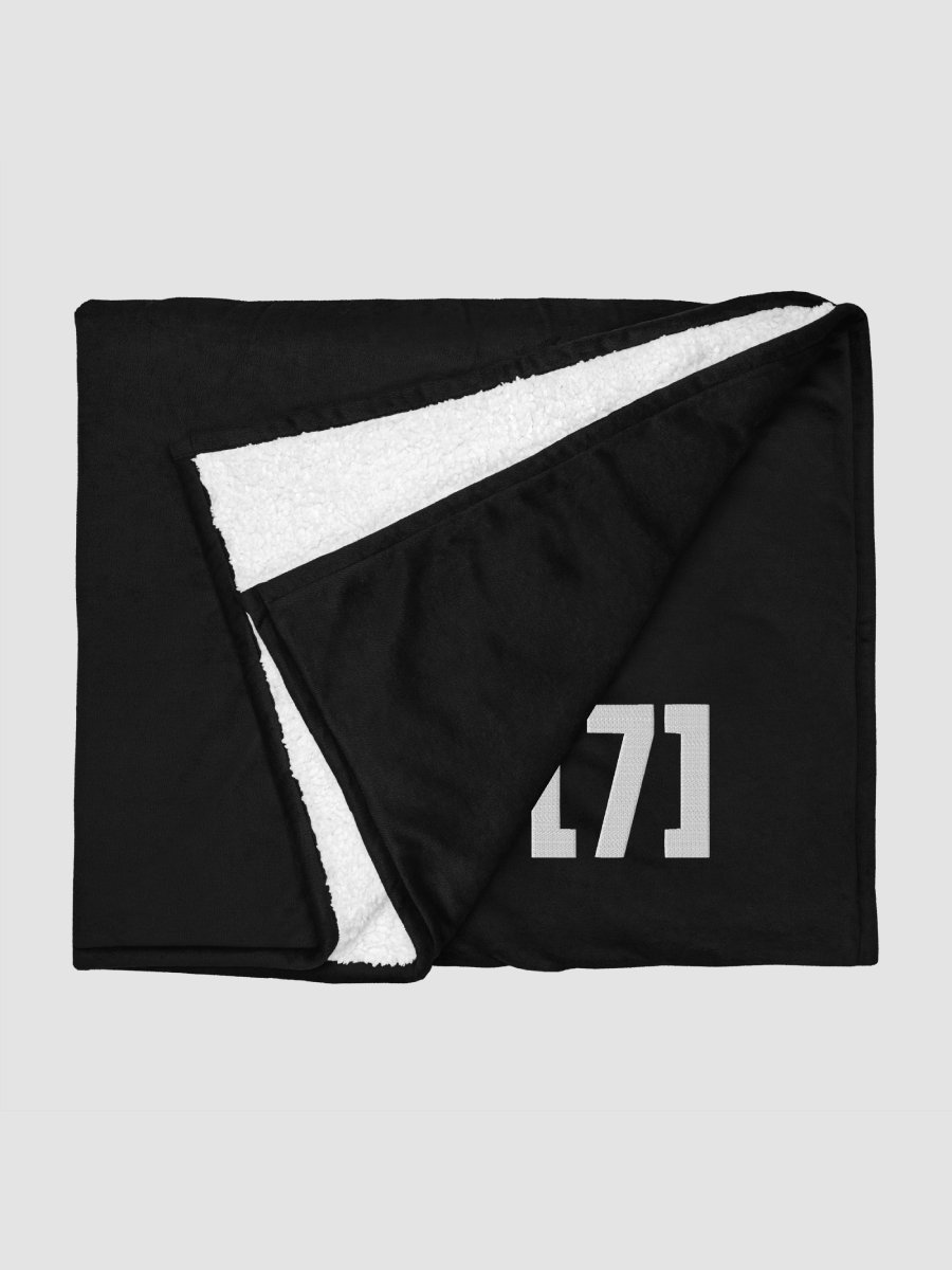 ASolid[7] Logo Embroidered Premium Sherpa Blanket product image (1)