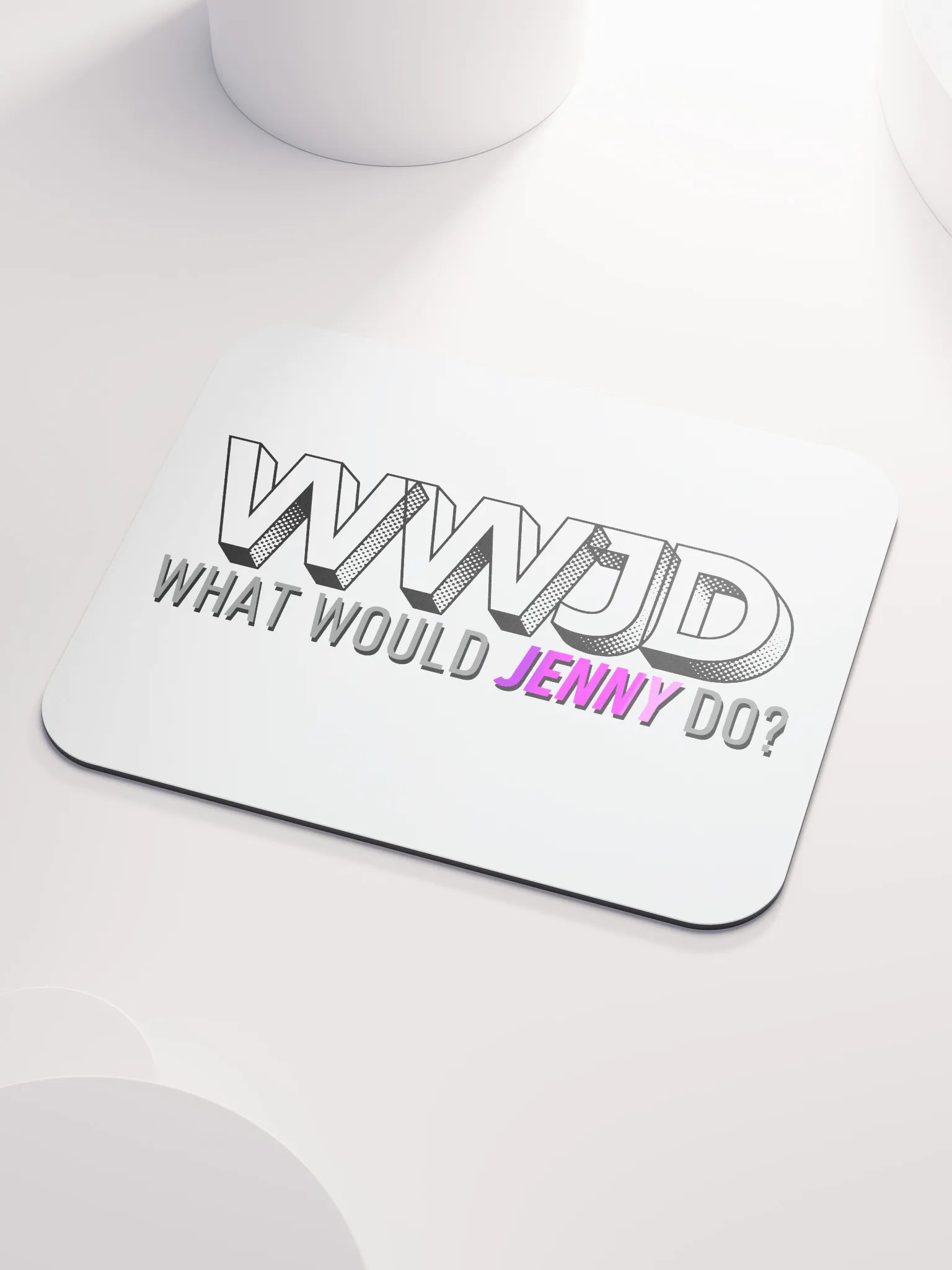 WWJD mouse pad product image (3)