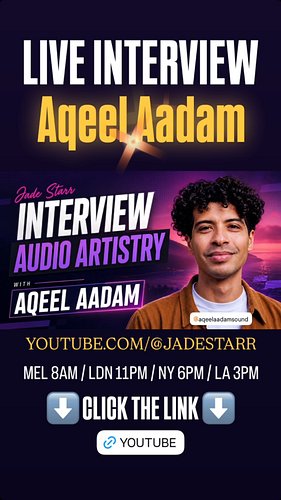 LIVE INTERVIEW - App Developer / Musician Aqeel Adam
