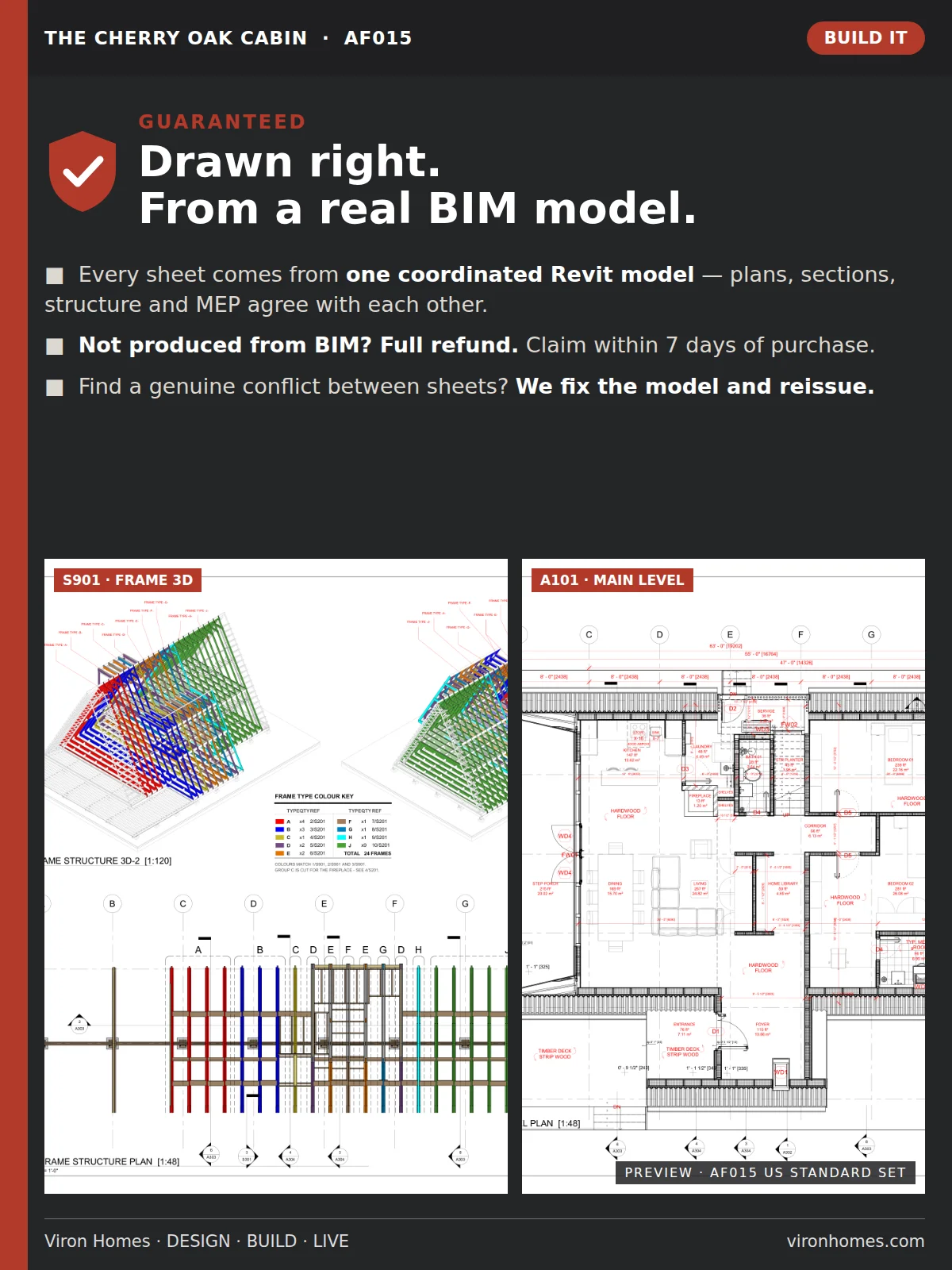 The Cherry Oak Cabin (AF015) – Build It Pack | Full A-Frame Construction Plans + CAD product image (6)