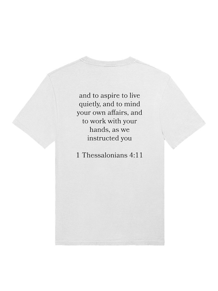 Aspire to Live Quietly Pocket Tee product image (2)