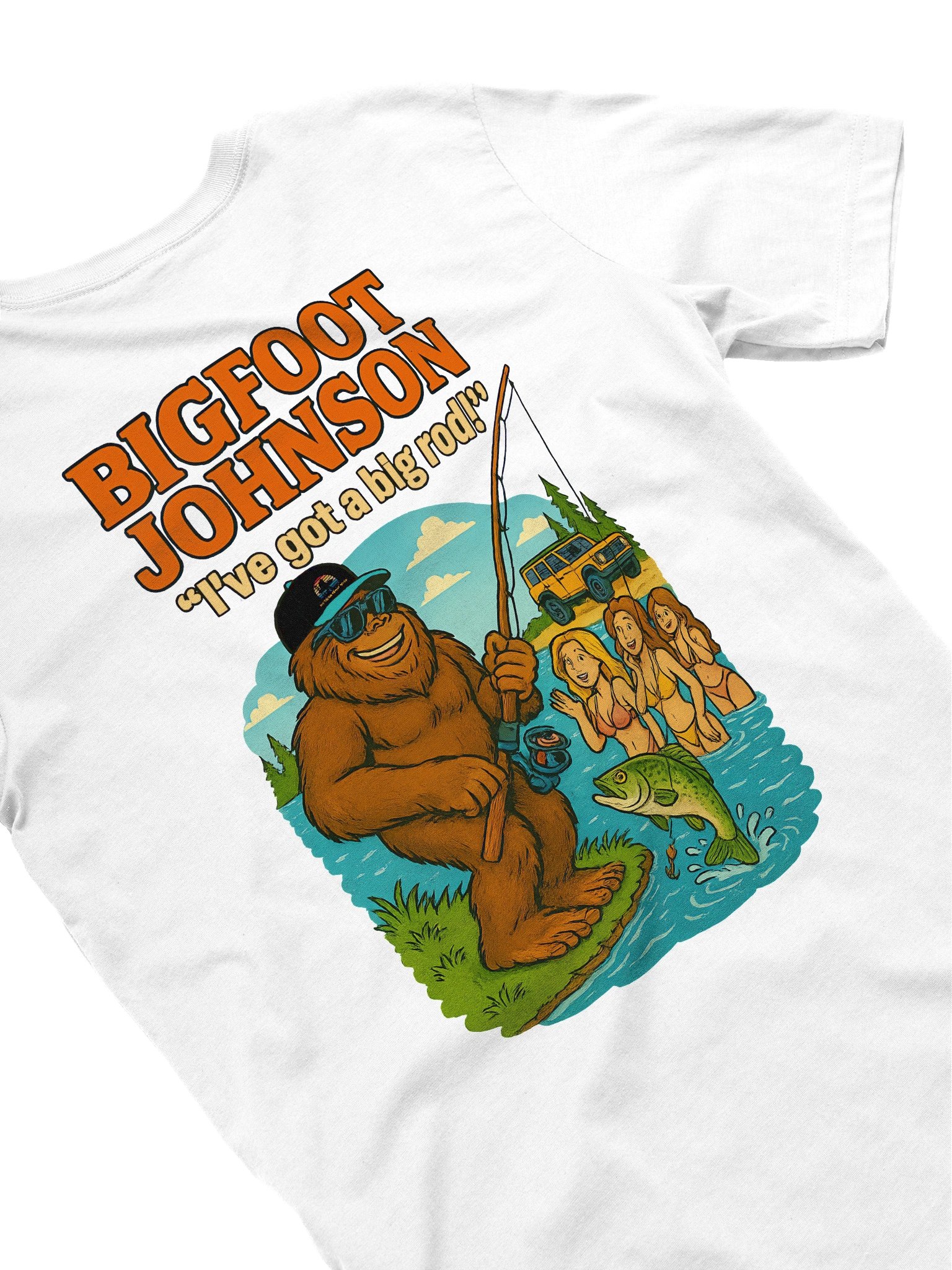 Bigfoot Johnson Big Rod Tee (White) product image (4)