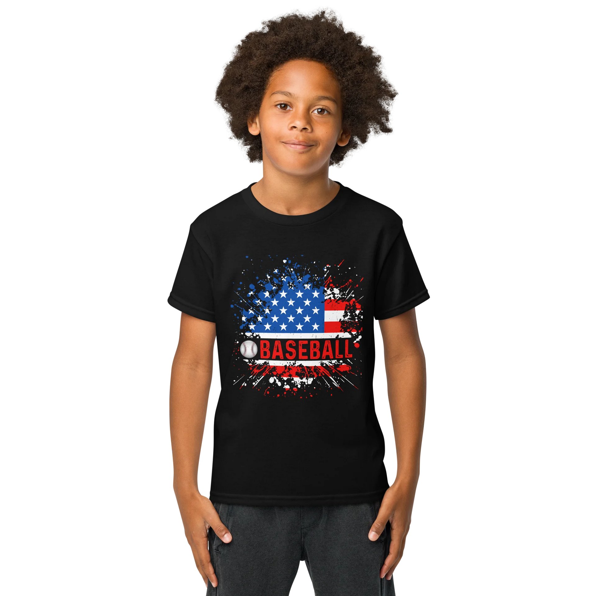 American Baseball Explosion T-Shirt product image (1)