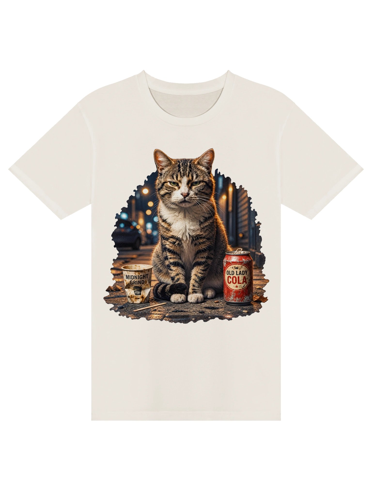 Tired Cat Vintage T-Shirt product image (2)