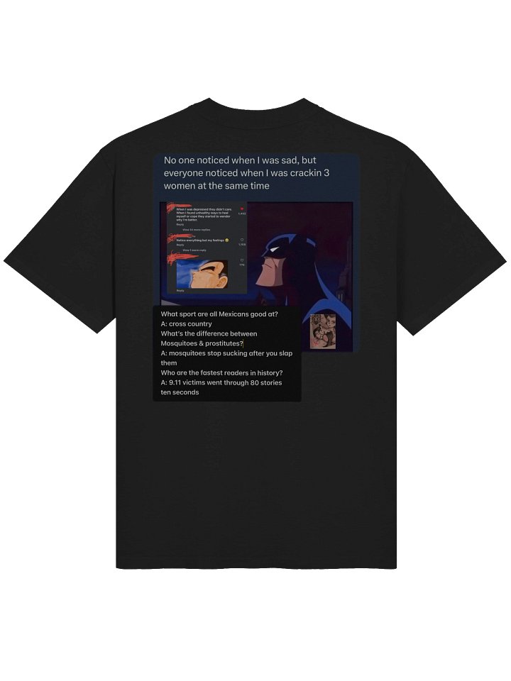 unhealthy ways to heal and cope insensitive dark humor barbie batmanshirt product image (4)