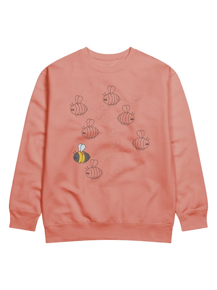 Buzzing Bee Cartoon Premium Sweatshirt product image (4)
