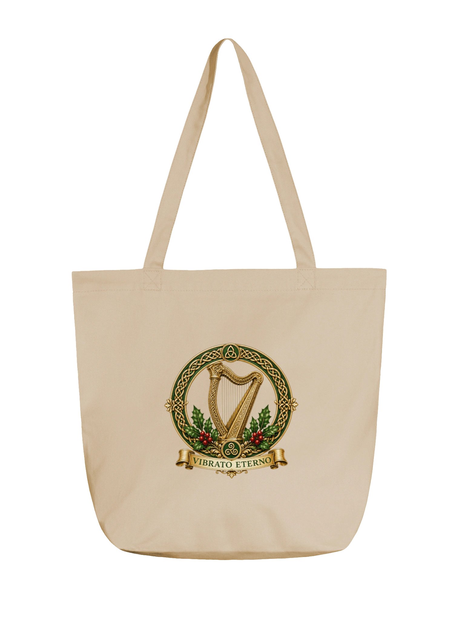 Vibrato Eterno Emerald Harp Tote Bag product image (1)