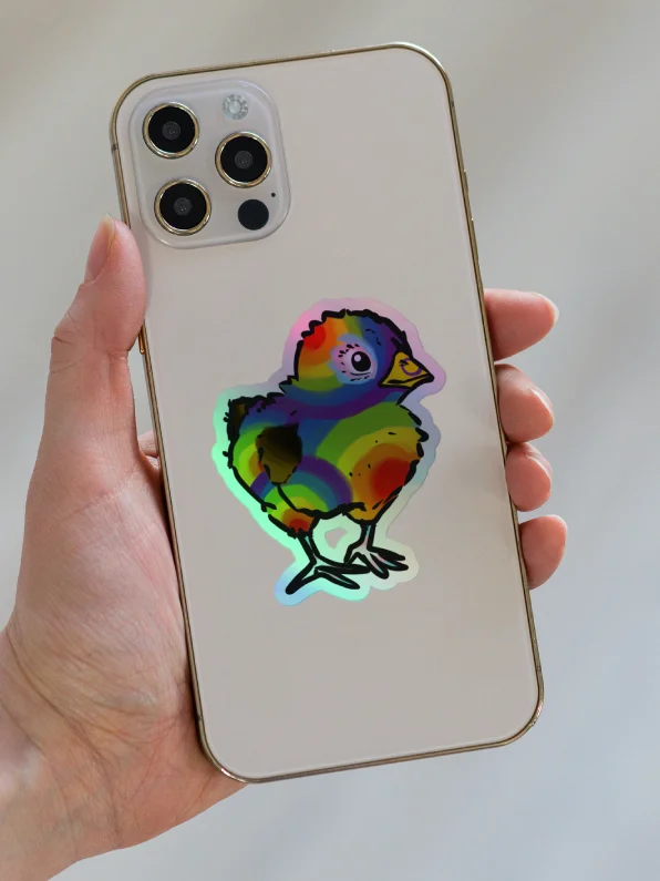 Peep this Pride holographic stickers product image (1)