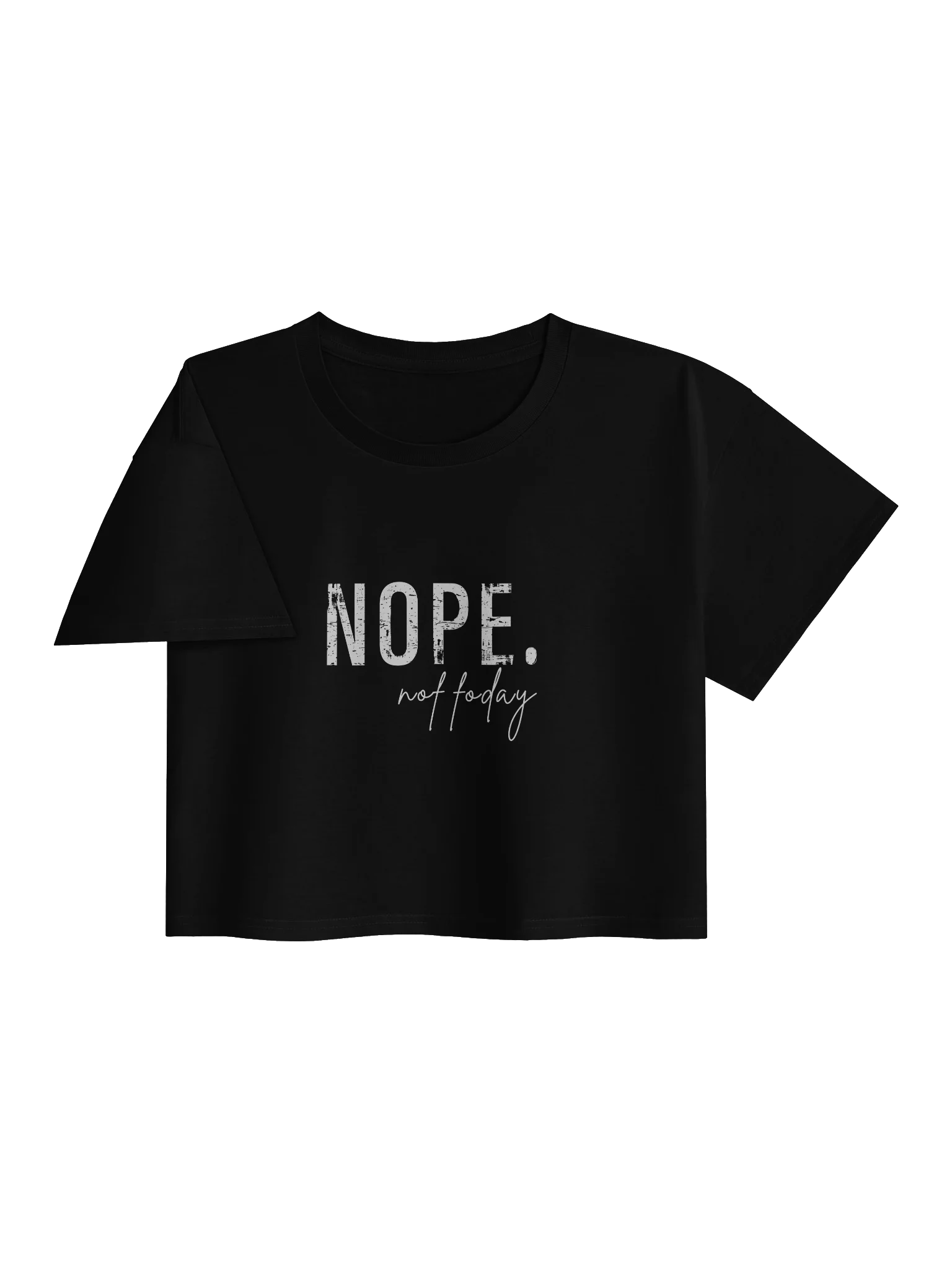 NOPE. Not Today Premium Crop Top product image (3)