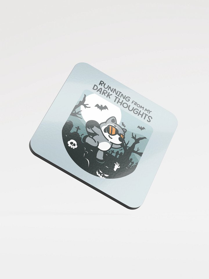 Running From My Dark Thoughts Coaster product image (1)