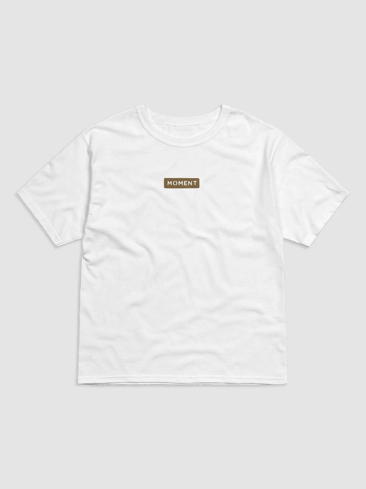 Moment Logo White Tee product image (1)