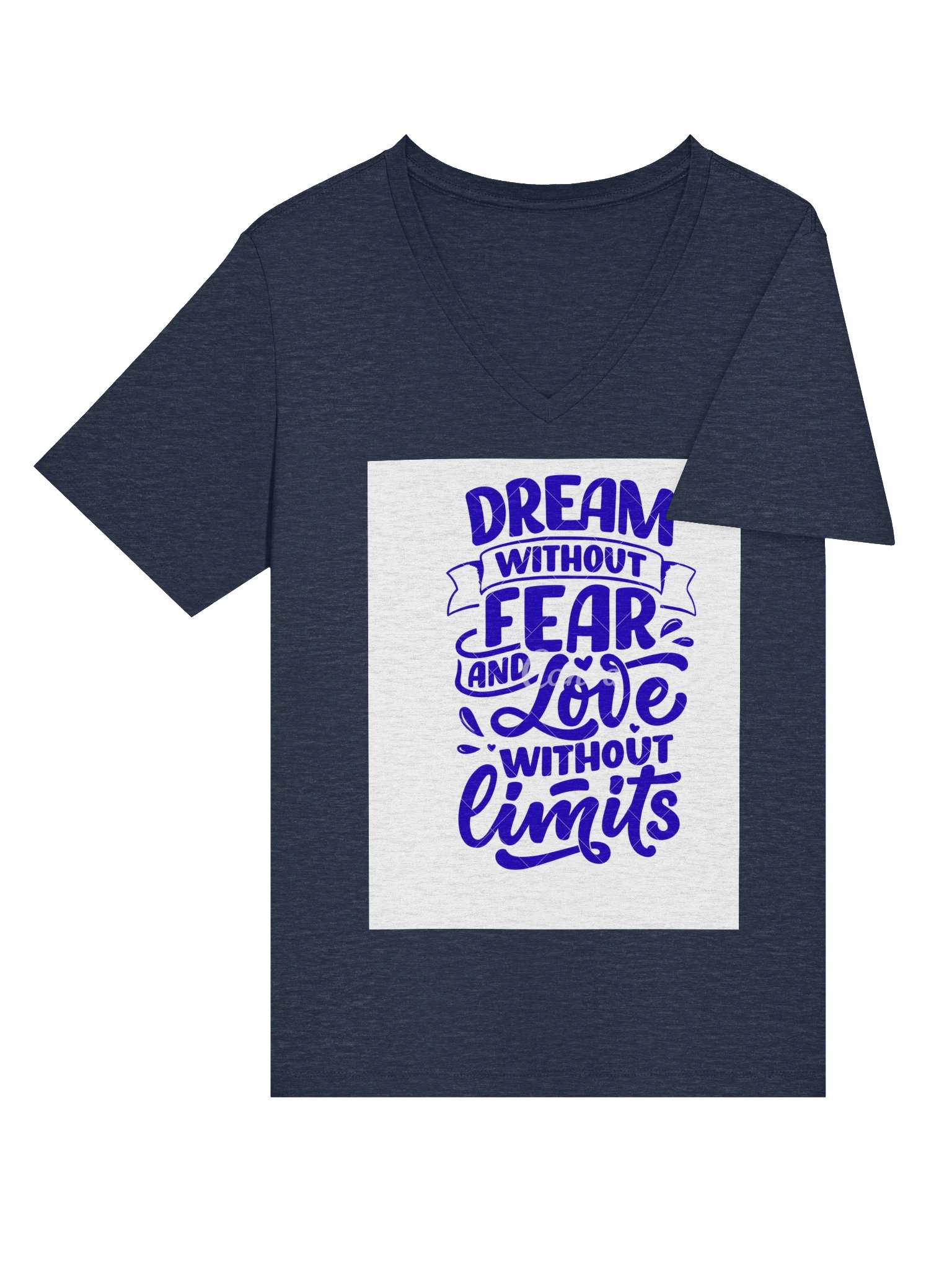 Dream Without Fear V-Neck Tee product image (20)