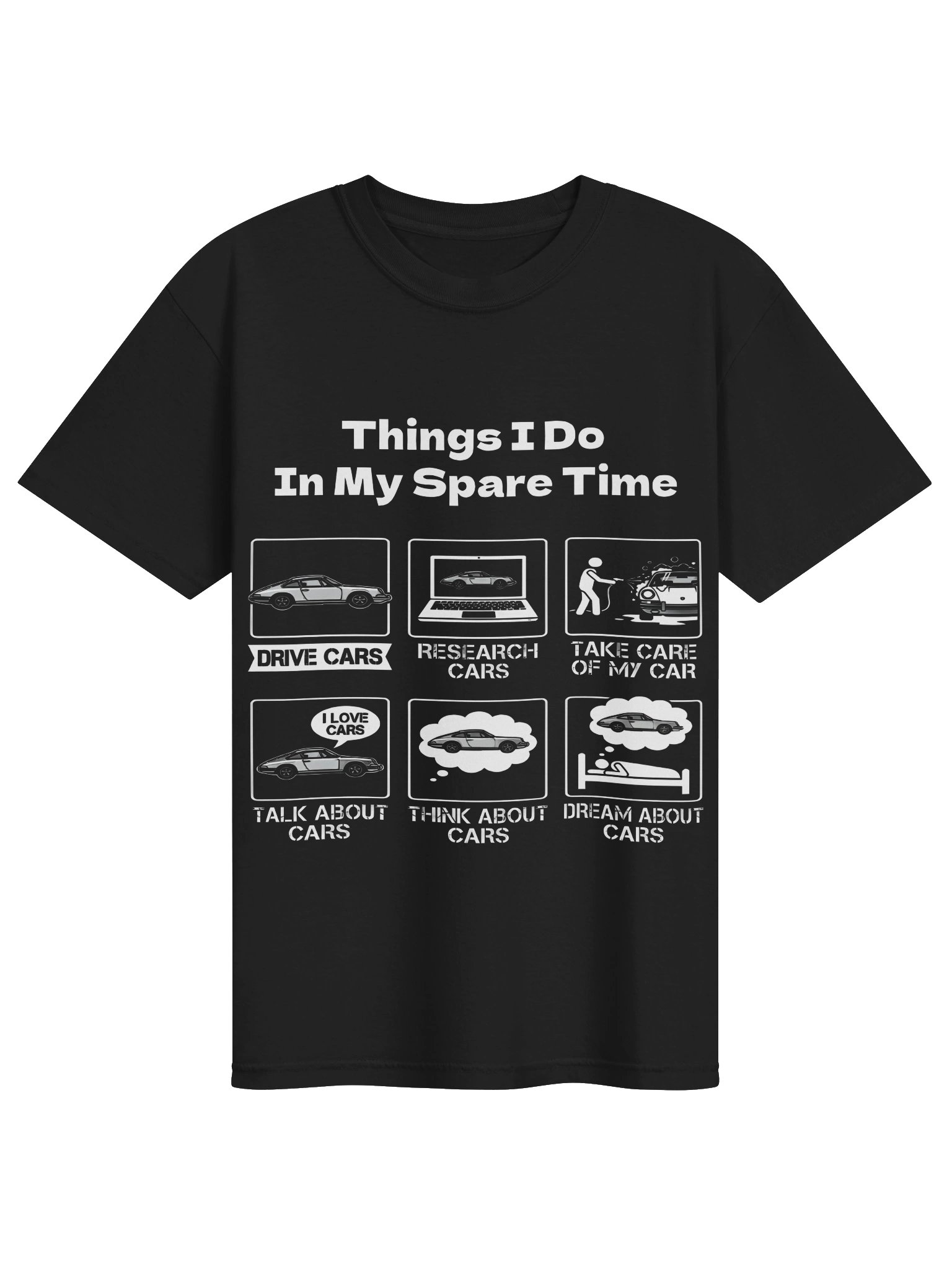 Things I Do In My Spare Time Car Lover Tee product image (5)