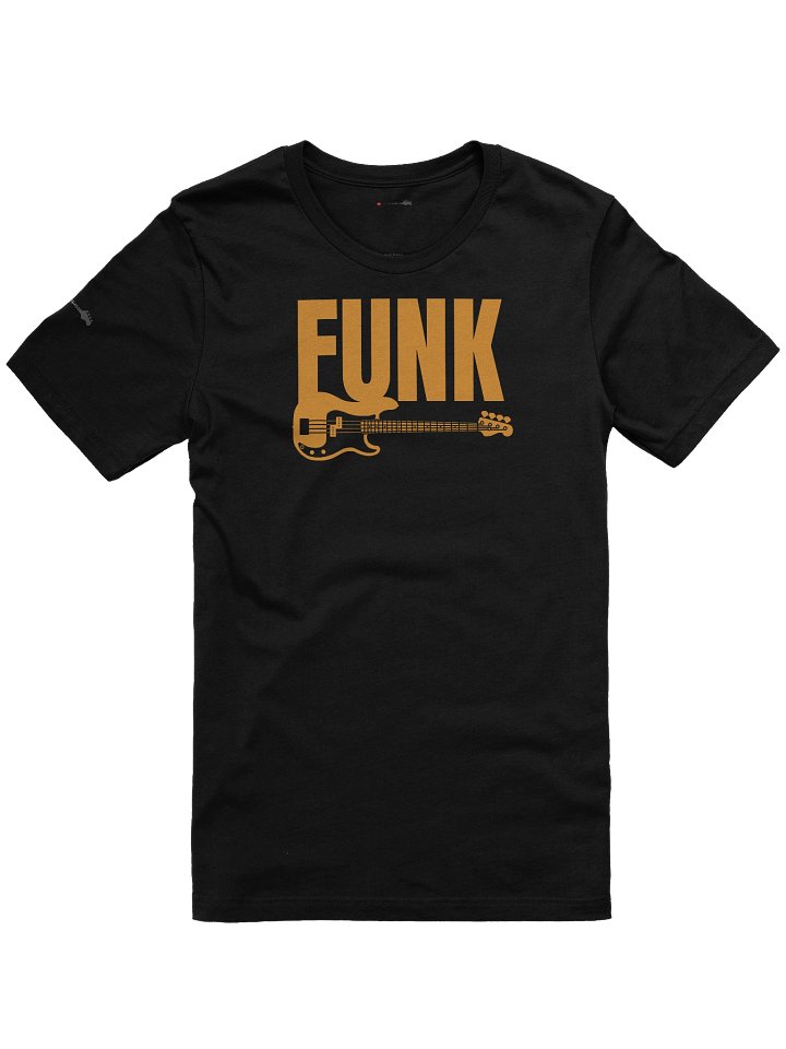 FUNK Bass Guitar T-Shirt – Premium Musician Tee for Bass Players & Groove Lovers product image (1)
