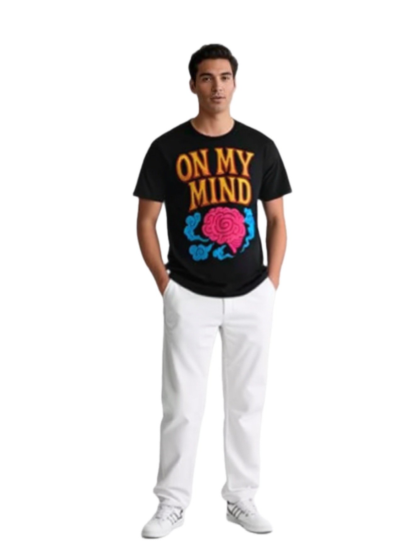 “On My Mind” Retro Streetwear Tee | 90s Graffiti Dream Design | HQ MAR Exclusive Drop product image (3)
