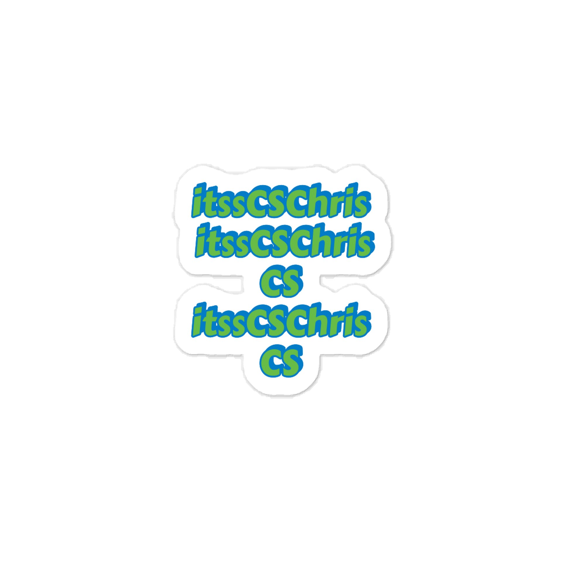 itssCSChris, itssCSChris, CS, itssCSChris CS Sticker. product image (1)