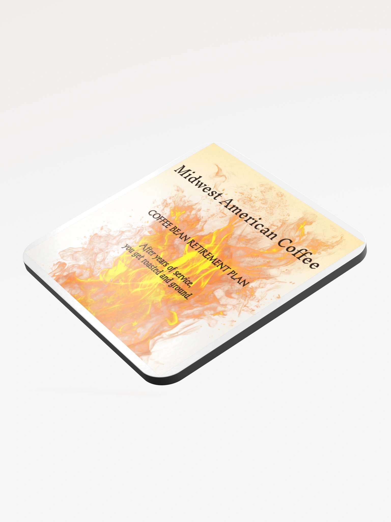 Coffee Bean Retirement Plan | Roasted & Ground Coaster product image (3)