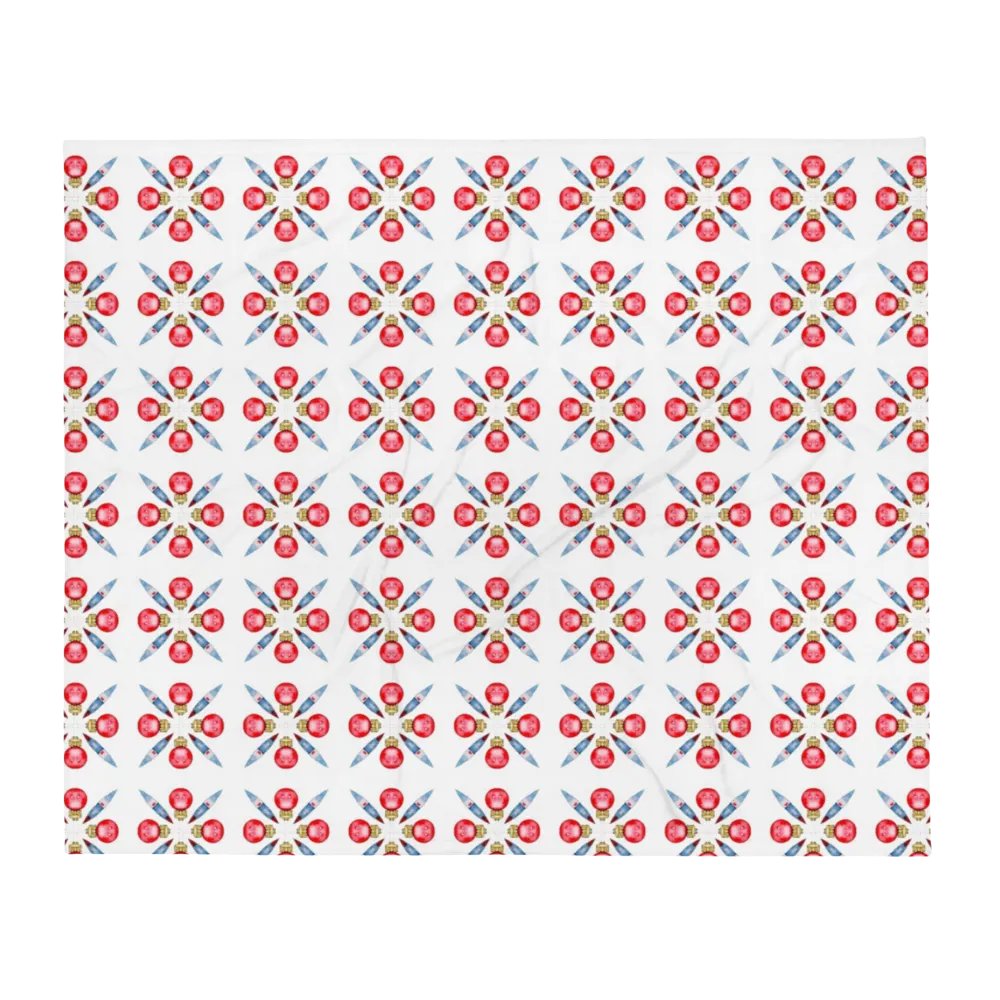 Festive Bauble Throw Blanket product image (2)