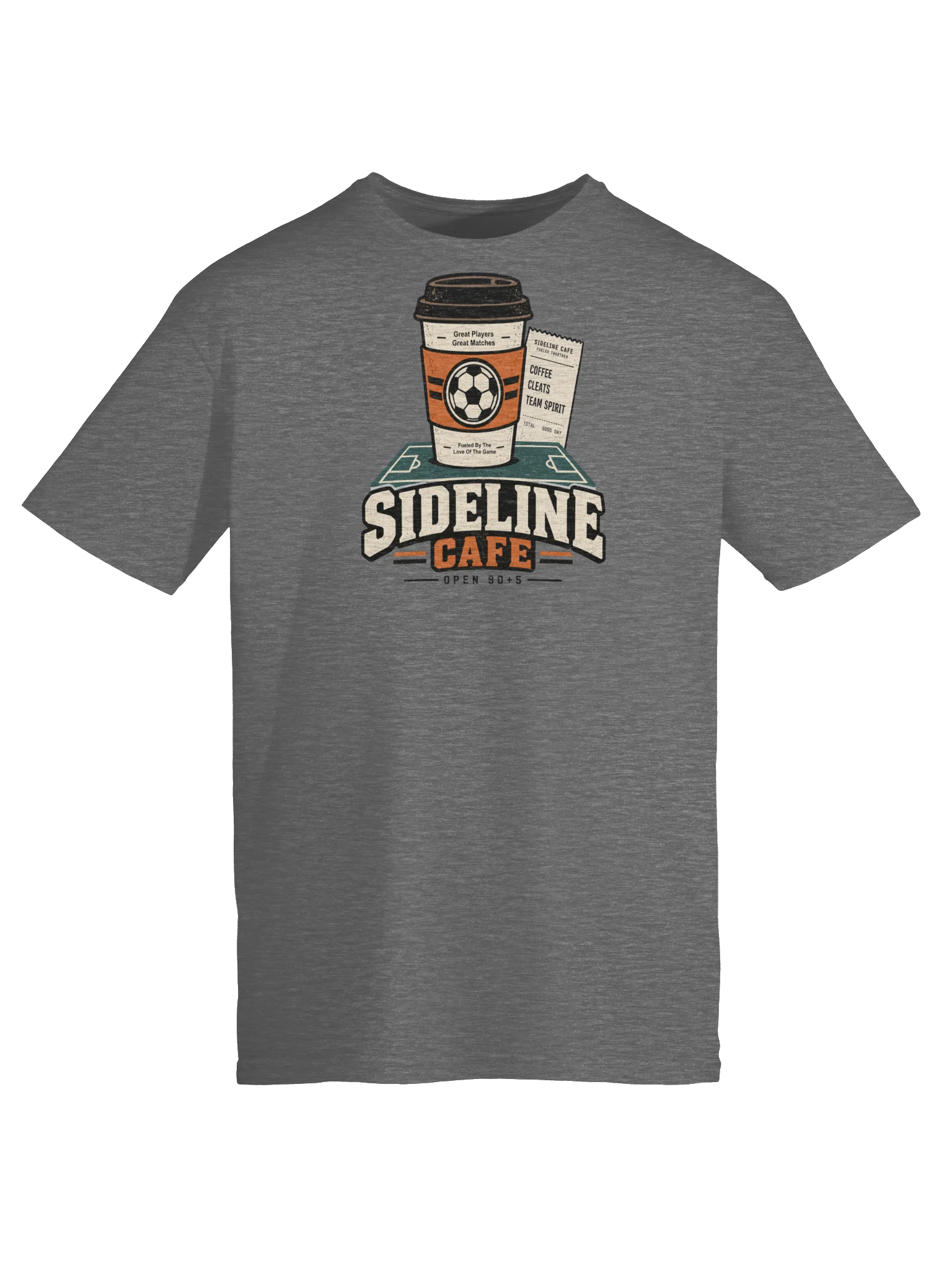 Sideline Cafe Soccer Coffee Tee product image (5)