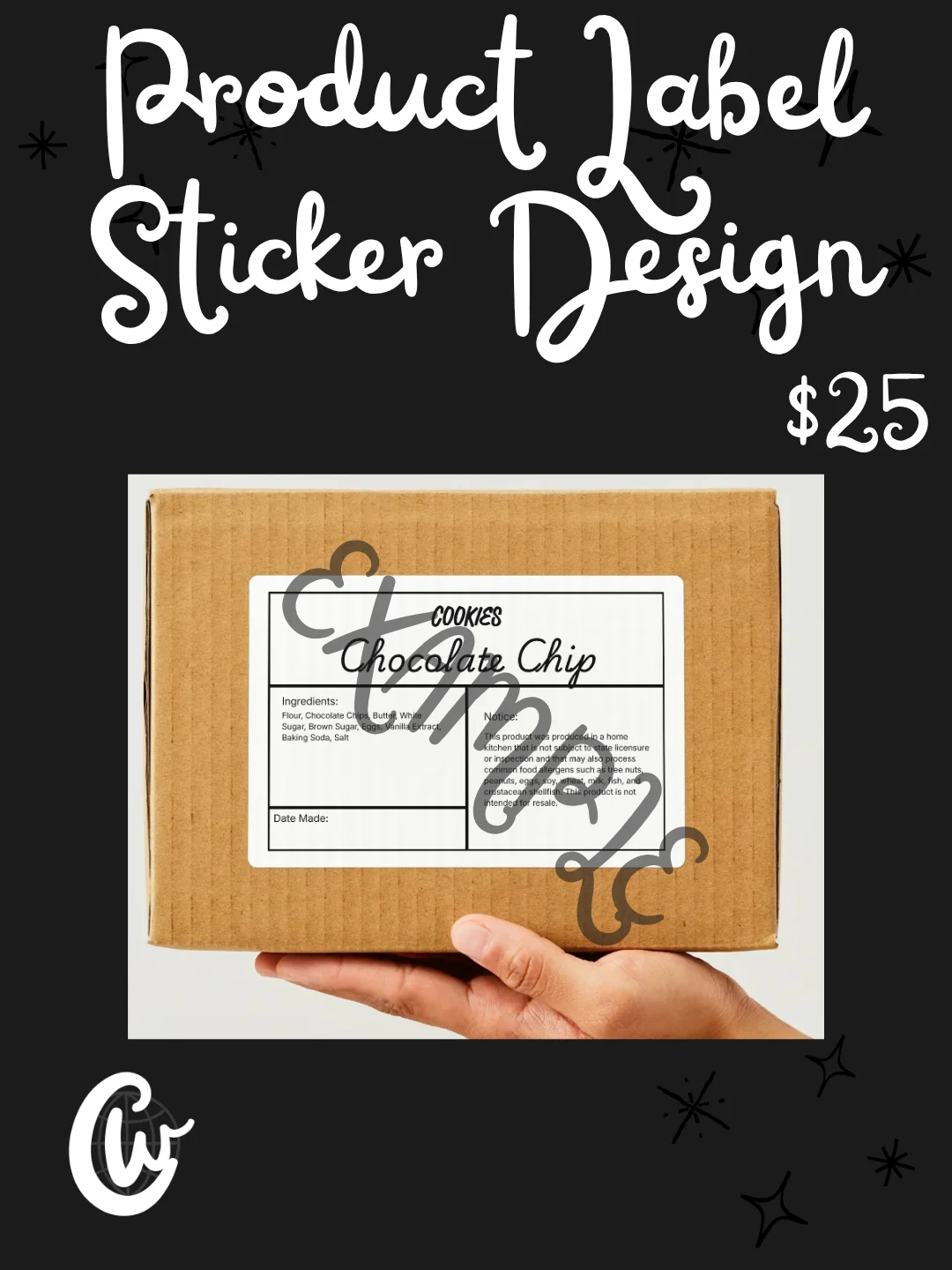 Product Label Sticker Design product image (1)