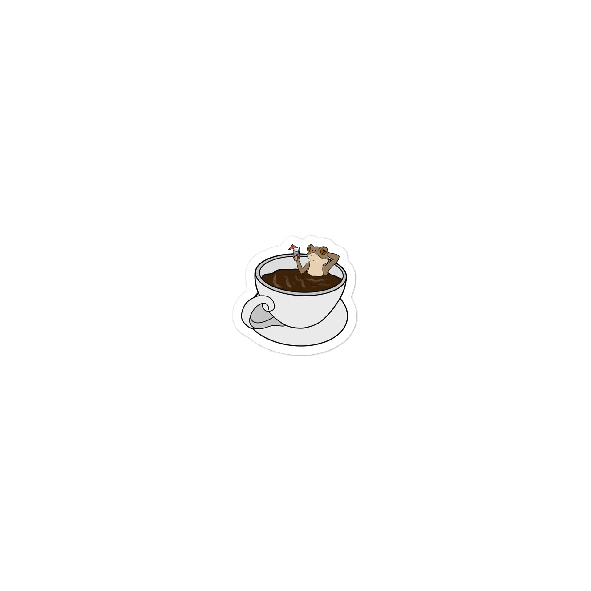 Coquí-ccino (Sticker) product image (1)