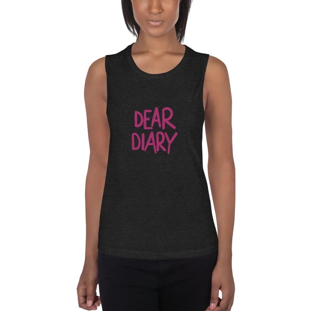 Dear Diary Flowy Tank product image (1)