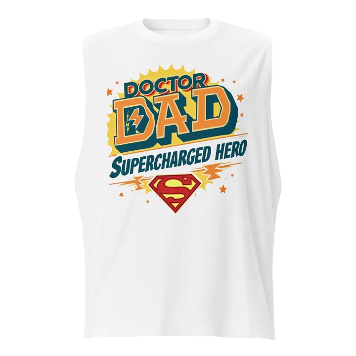 Supercharged Dad Muscle Tank product image (1)