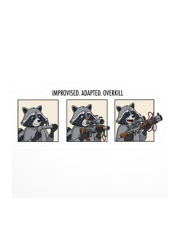 Raccoon's Arsenal Sticker Set product image (2)