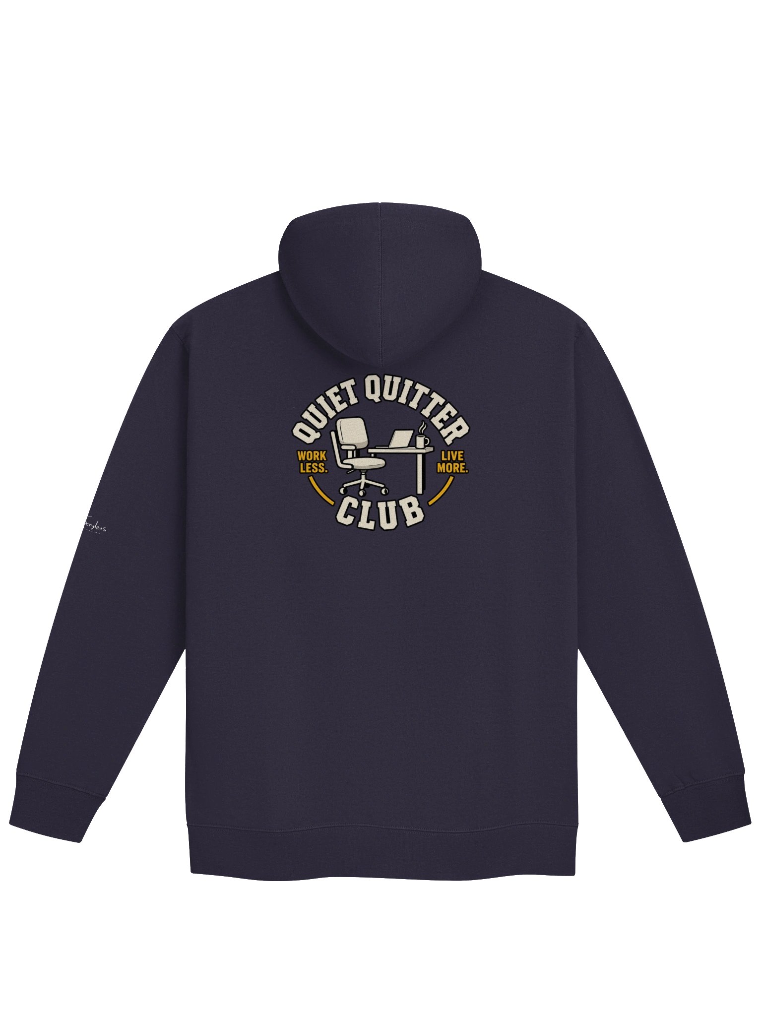 Quiet Quitter Club Zip Hoodie product image (2)