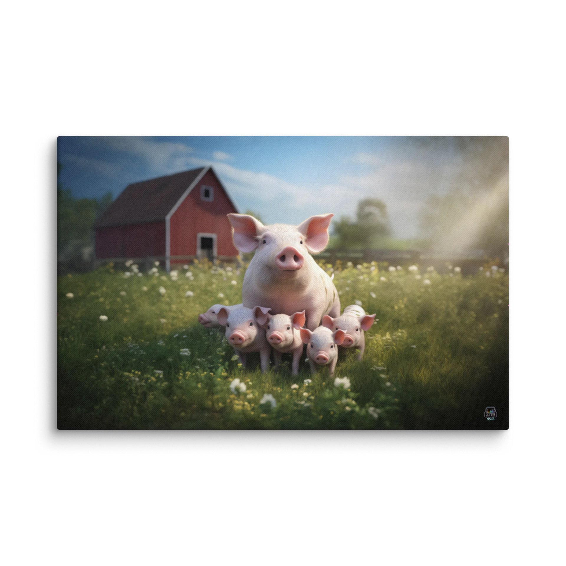 Piglet Paradise Canvas product image (1)