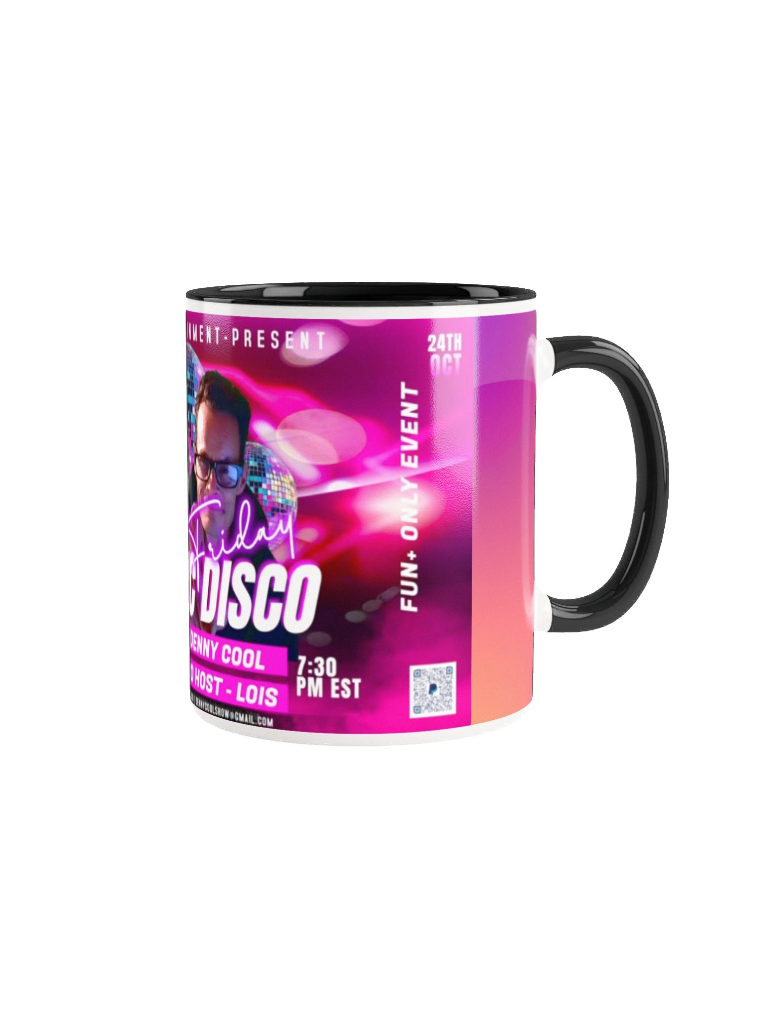 Friday Music Disco Ceramic Mug product image (1)