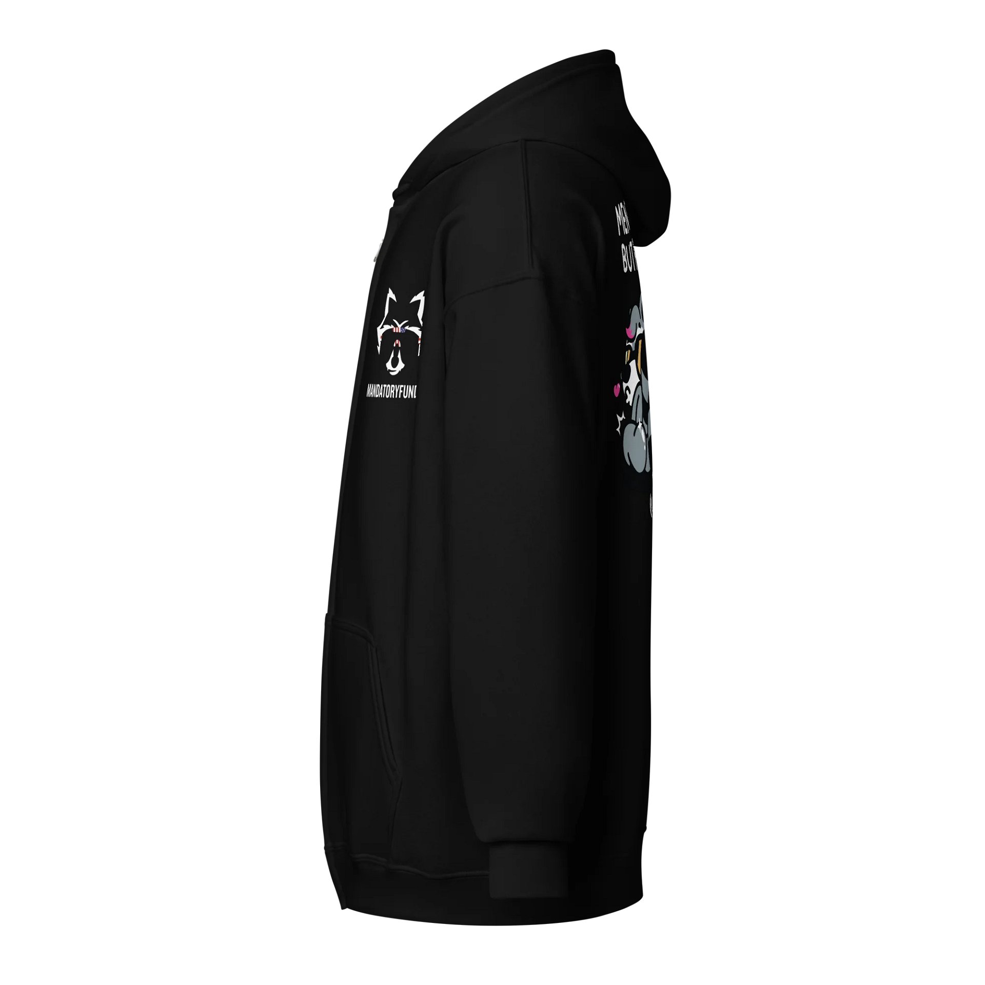 Physically Thiccc Zipper Hoodie product image (3)