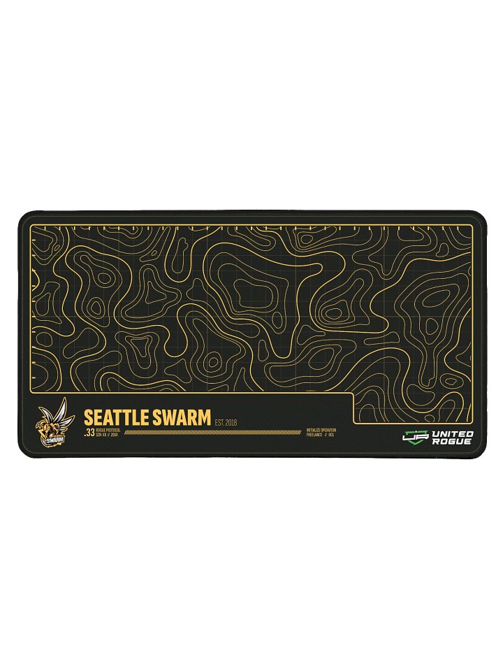 Seattle Swarm Map Desk Mat product image (1)