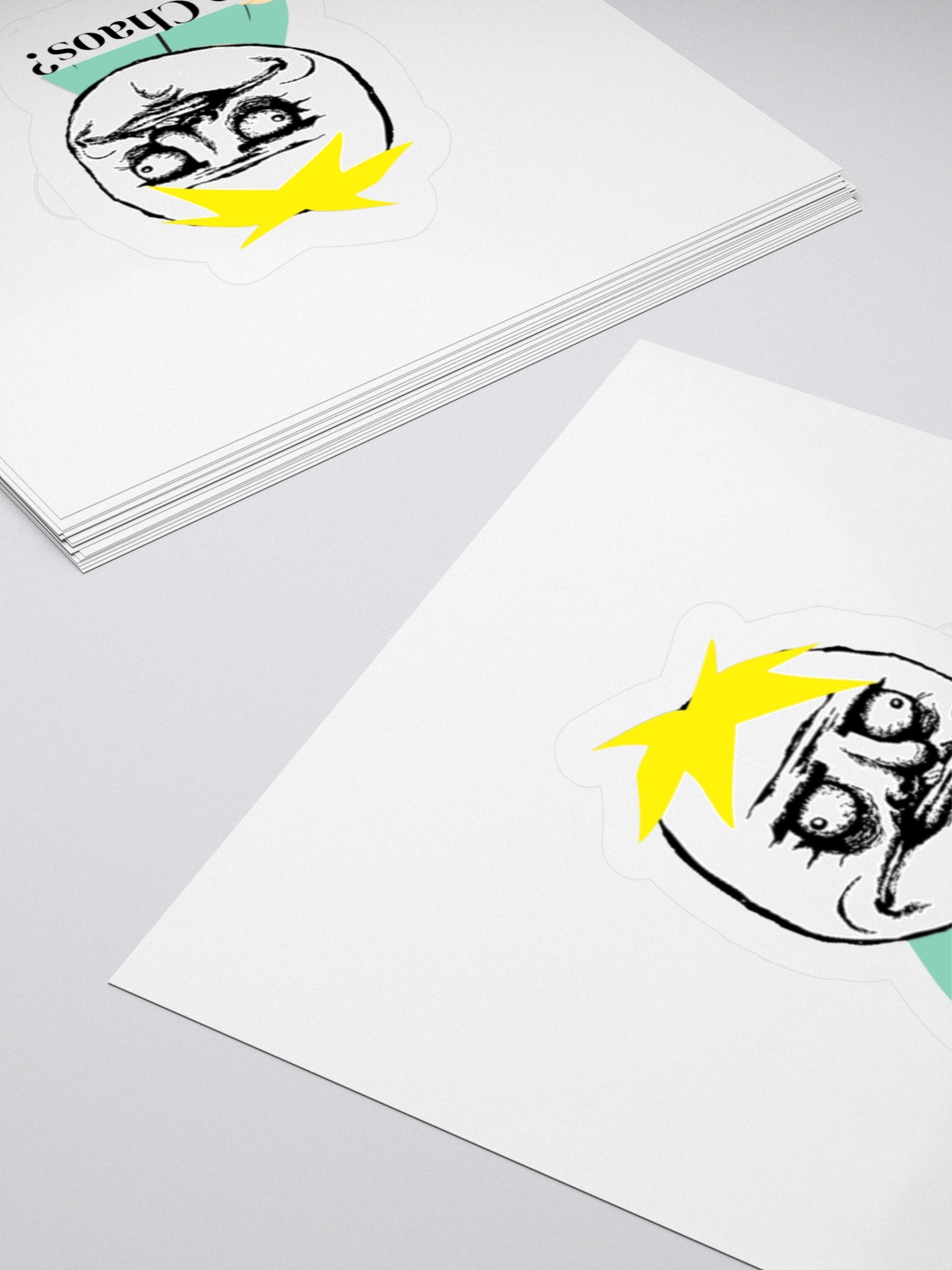 "No Chaos?" Sticker product image (7)