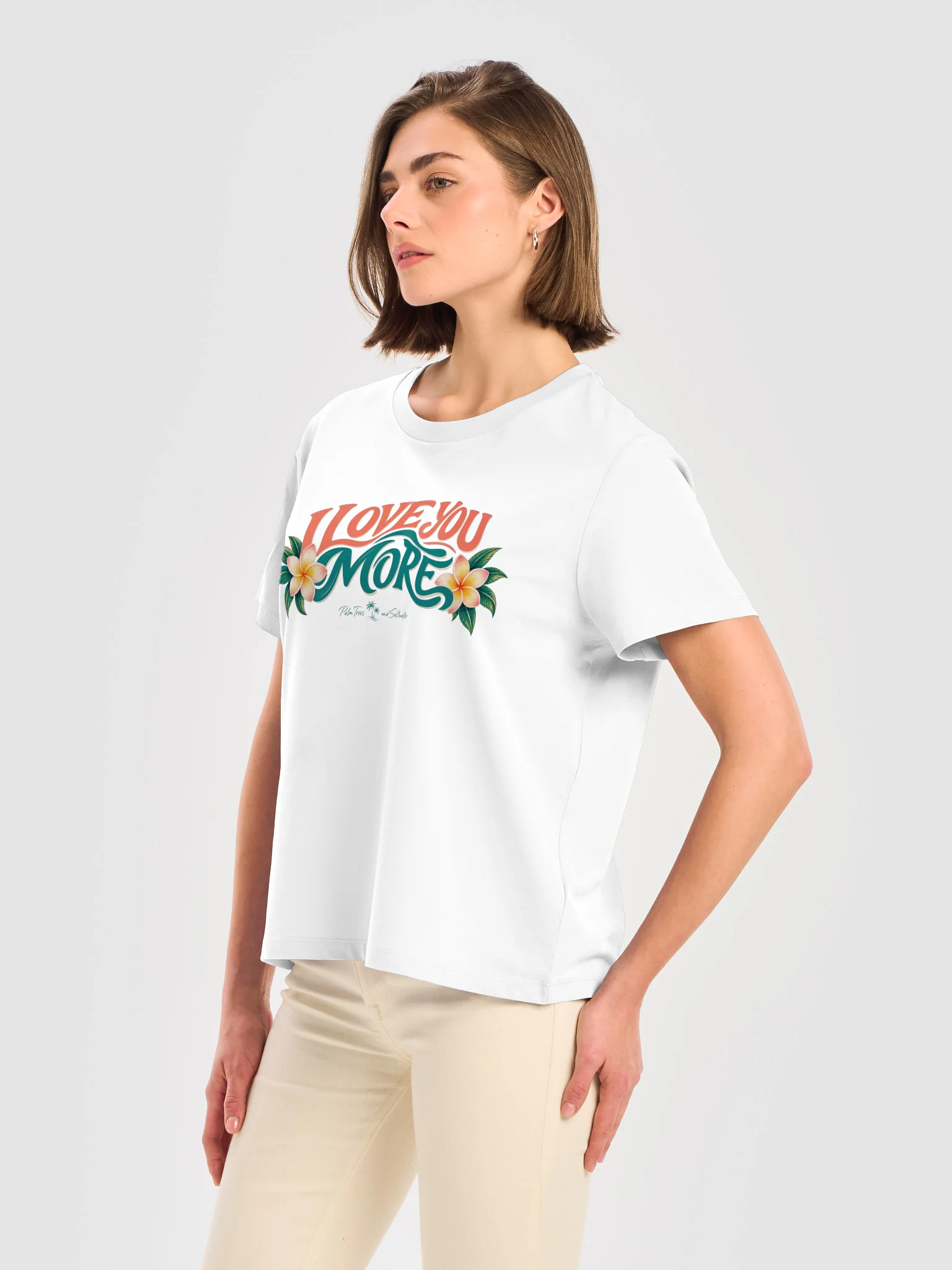 I Love You More | Women’s Tropical Graphic Tee product image (6)