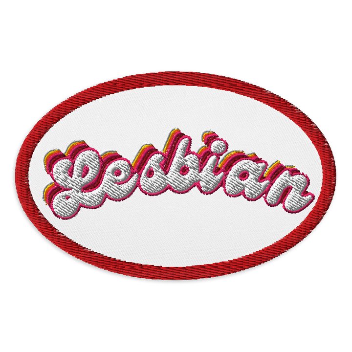 LGBTQIAP2S+ 2025, Curved Lesbian, Patch product image (1)