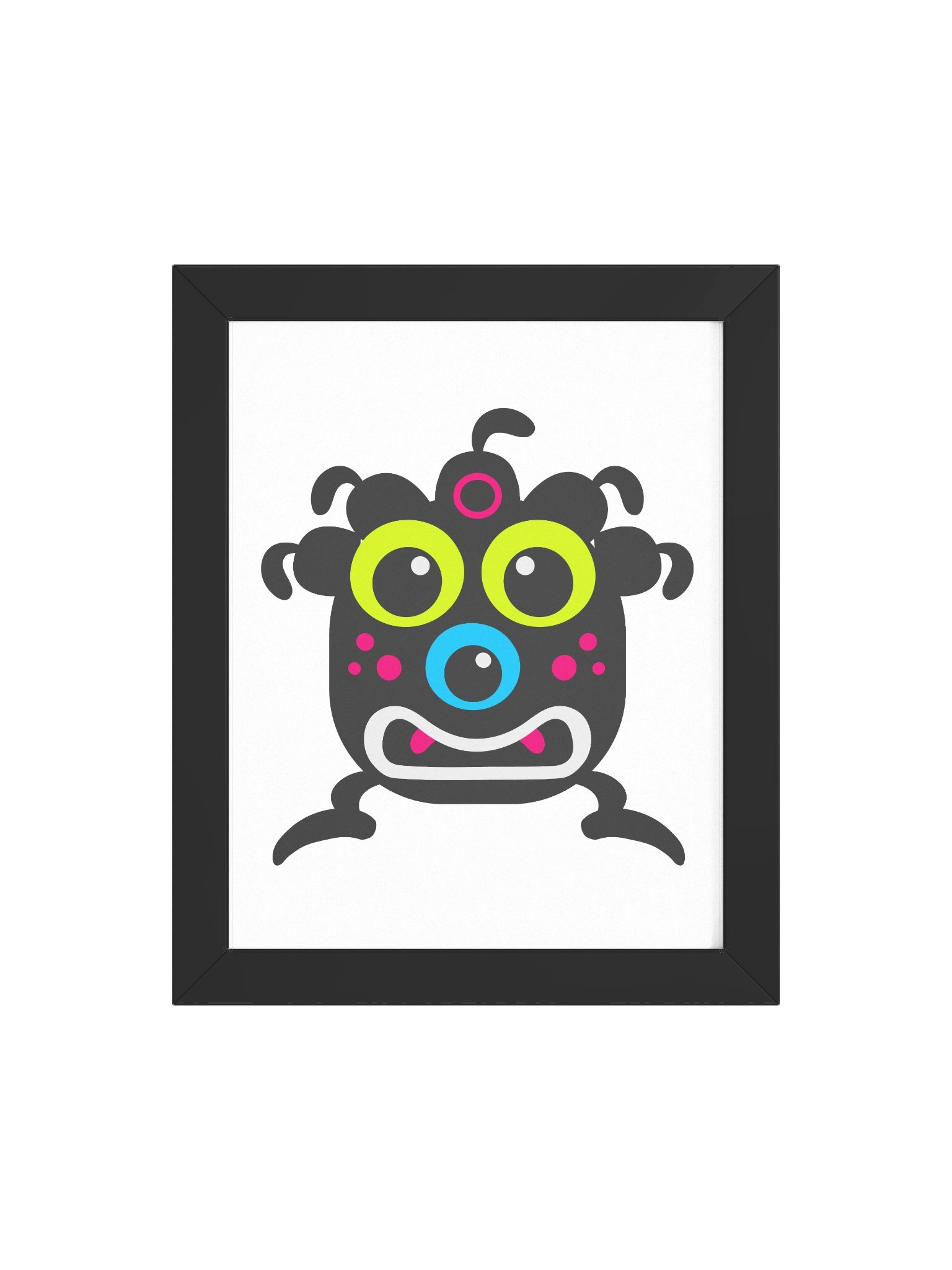 Framed High-Quality Monsters Poster (in) product image (26)