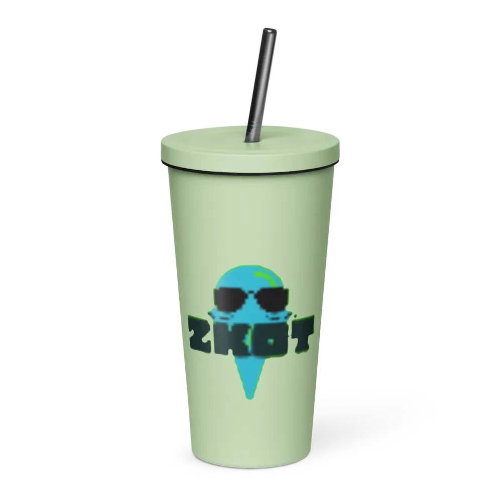 ZKOT Insulated Tumbler + Straw - Show Your Support - Drinkware product image (1)