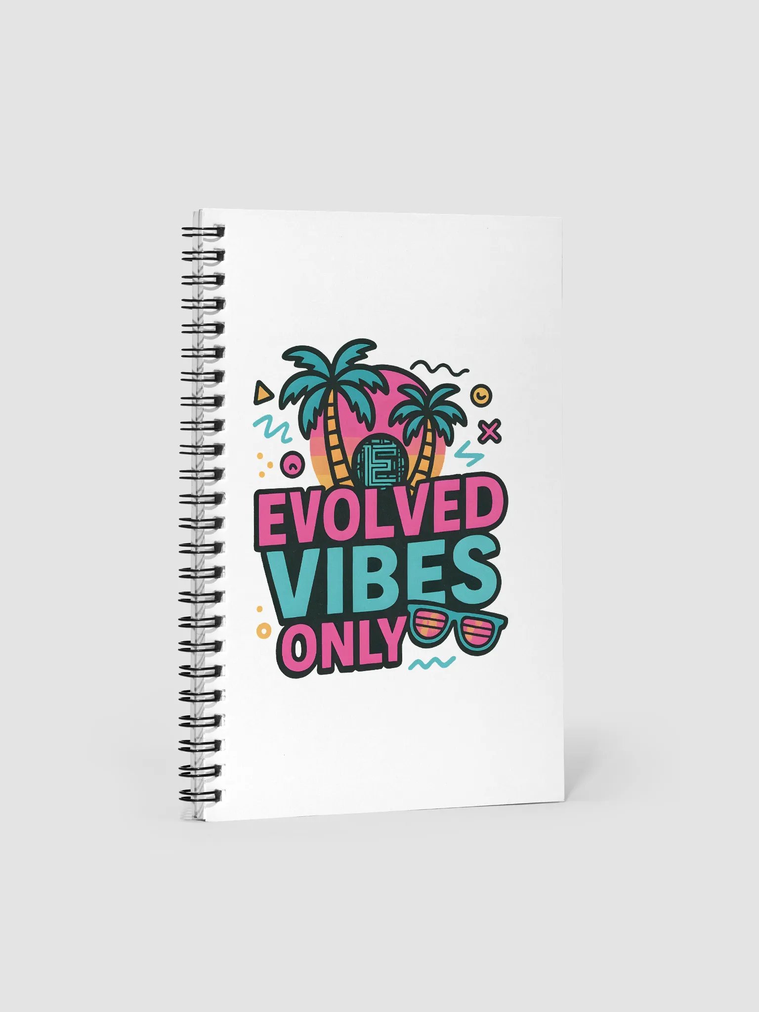 Evolved Vibes Spiral Notebook product image (1)