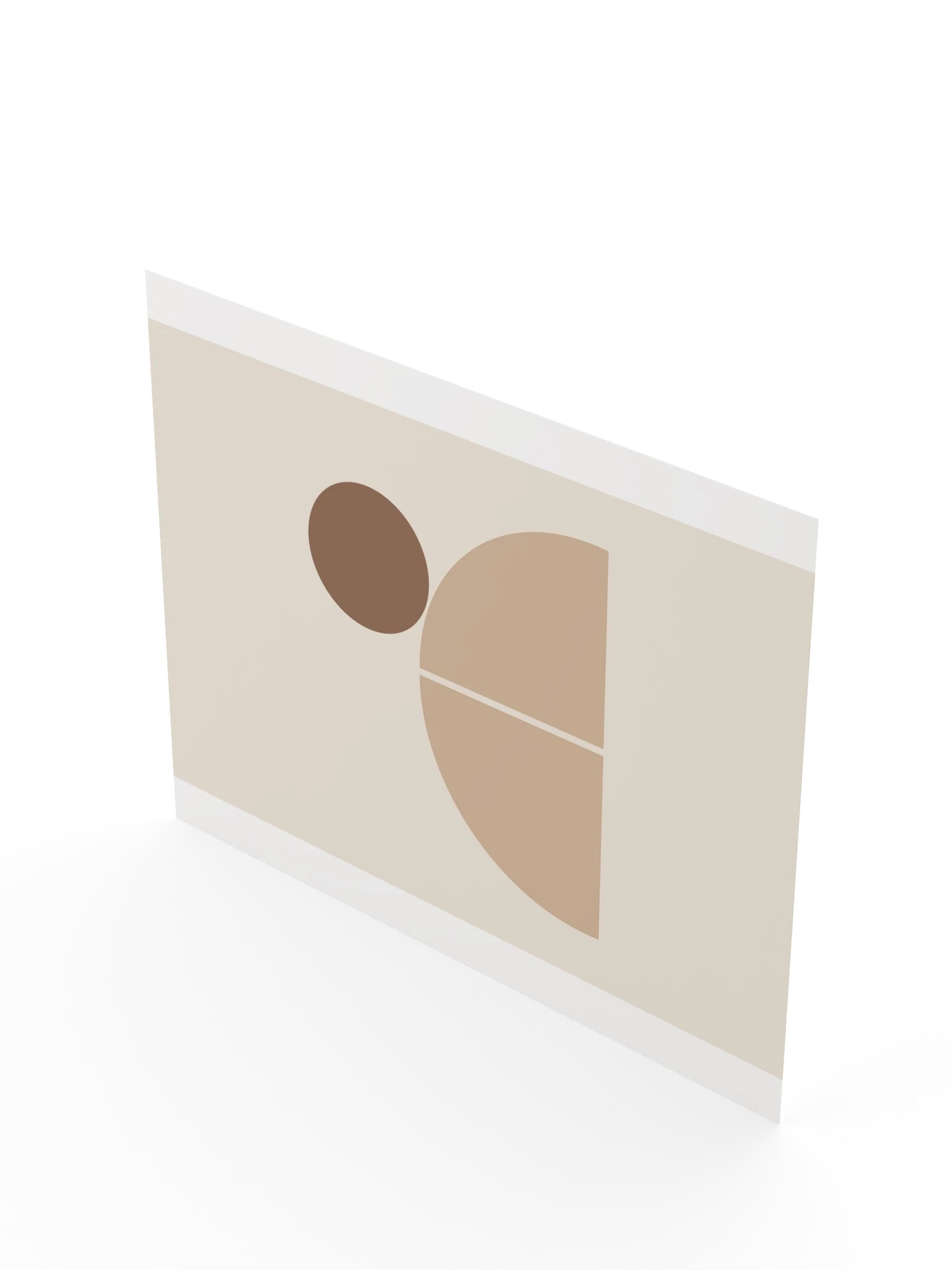 Beige Split Arch Sun Print | Boho Bathroom Wall Art product image (10)
