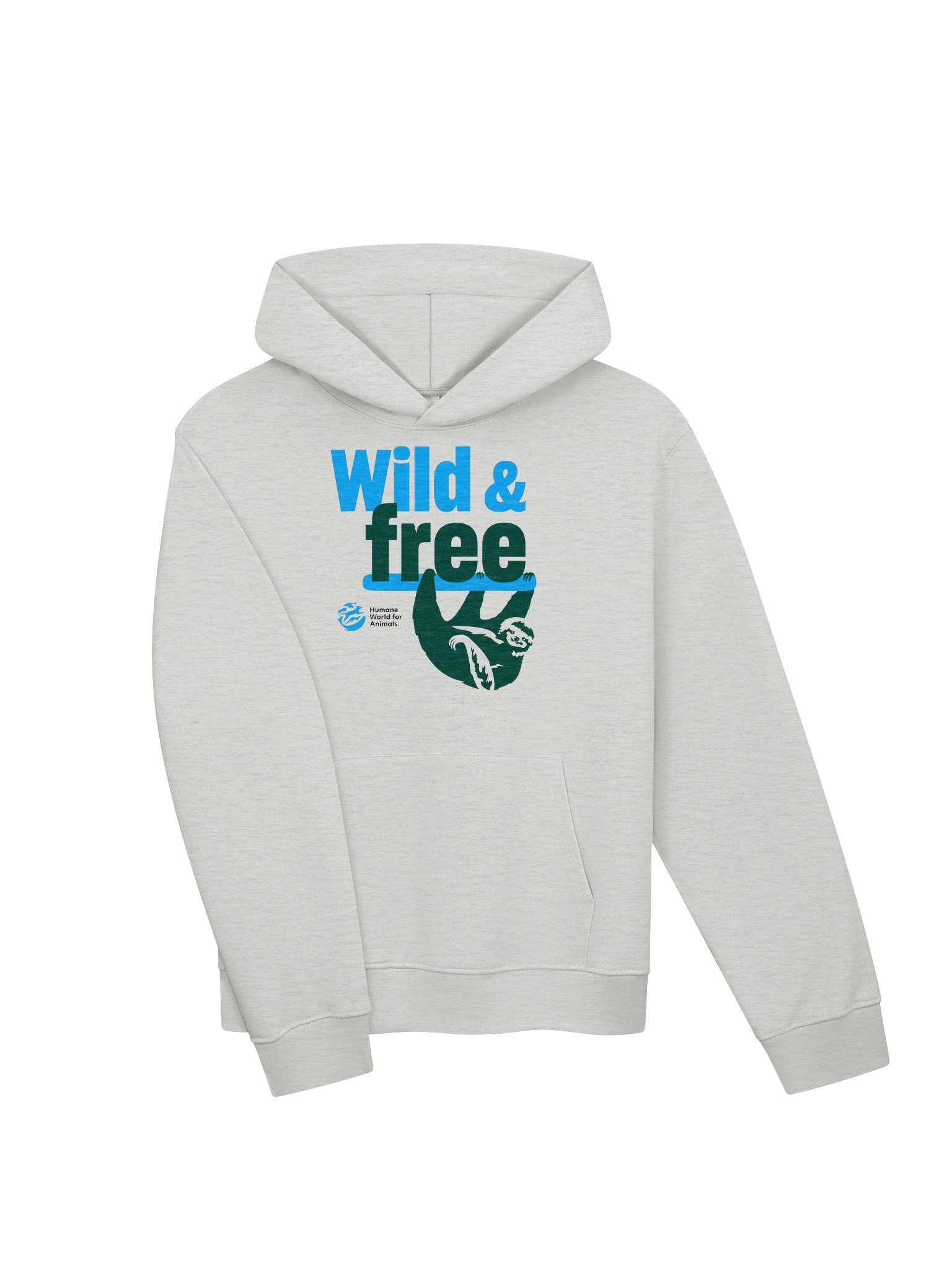 Wild & free - Sloth - Hoodie product image (3)