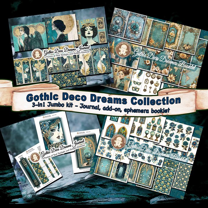 Gothic Deco Dreams 3-in-1 Jumbo Collection - Digital Download ONLY product image (2)
