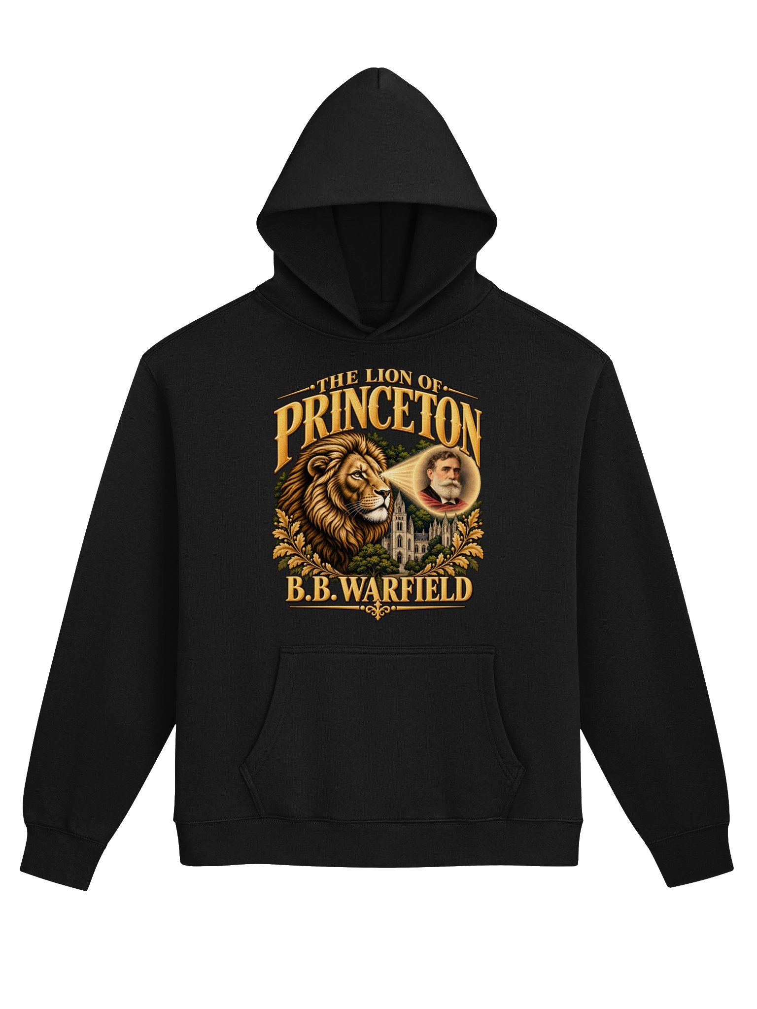 B. B. Warfield – The Lion of Princeton | Christian Theology Hoodie product image (1)
