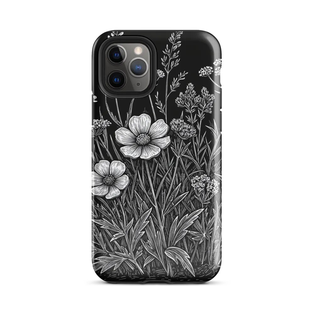 Engraved Wildflowers iPhone® Tough Case product image (2)