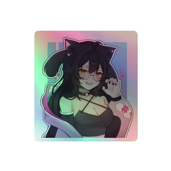 Sakura Sticker (Square/Holo) product image (2)