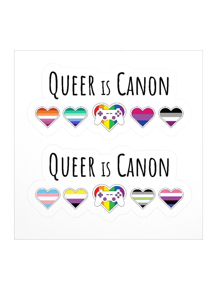 Queer Is Canon Stickers - Orientation + Gender Set product image (1)