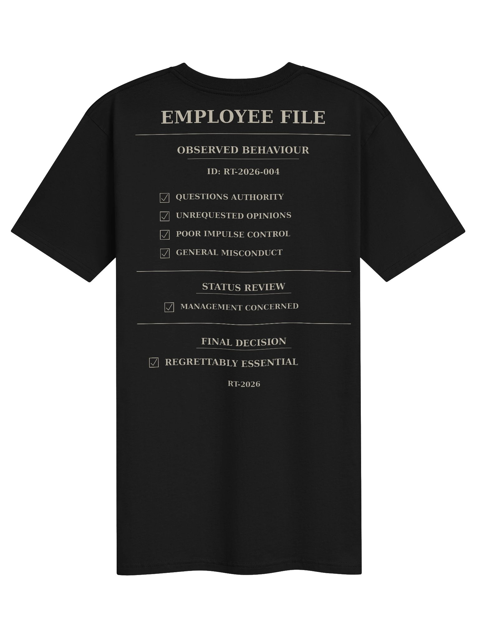 Employee File — Regrettably Essential product image (6)