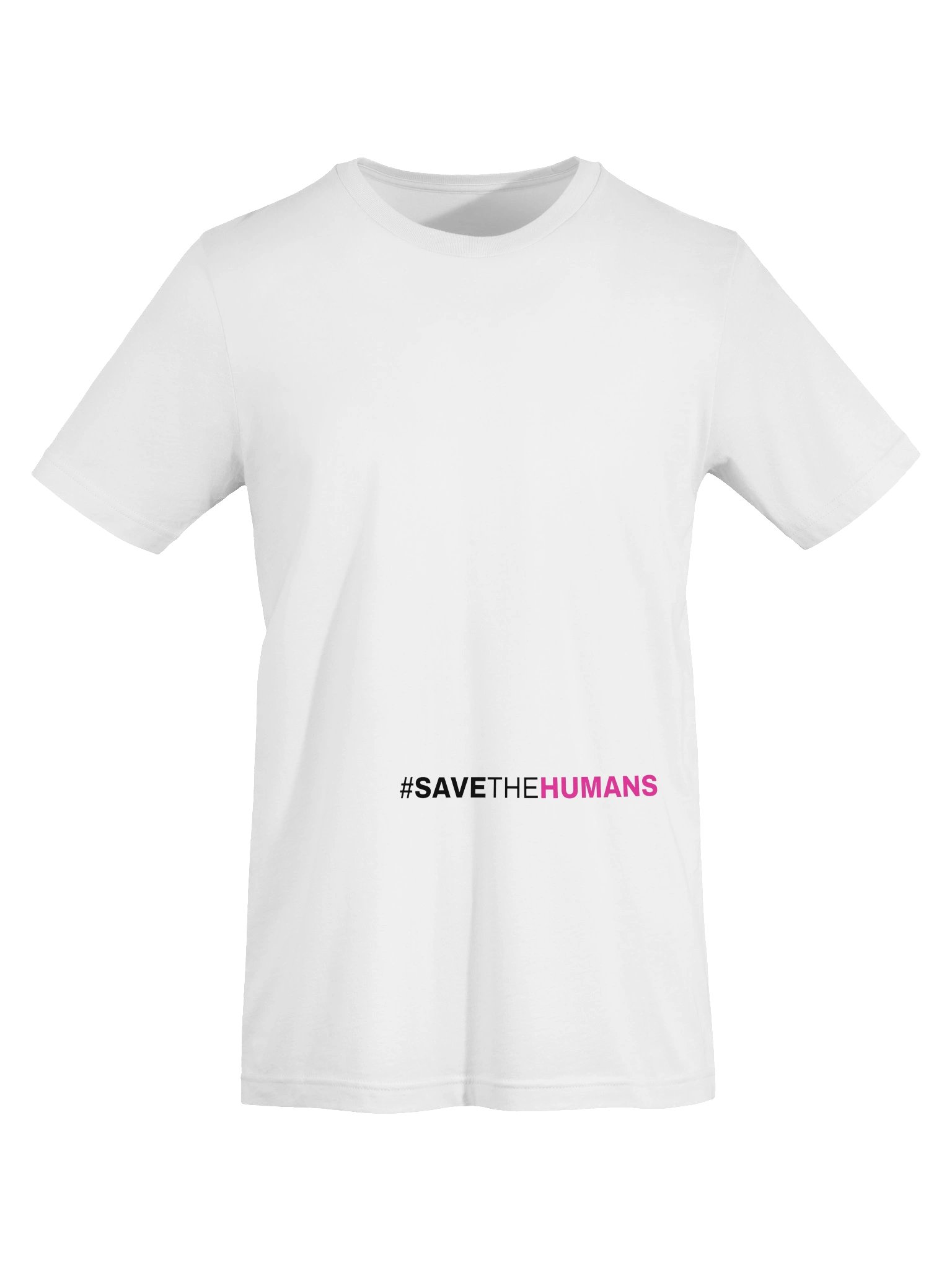 White T - Min Save The Humans product image (3)