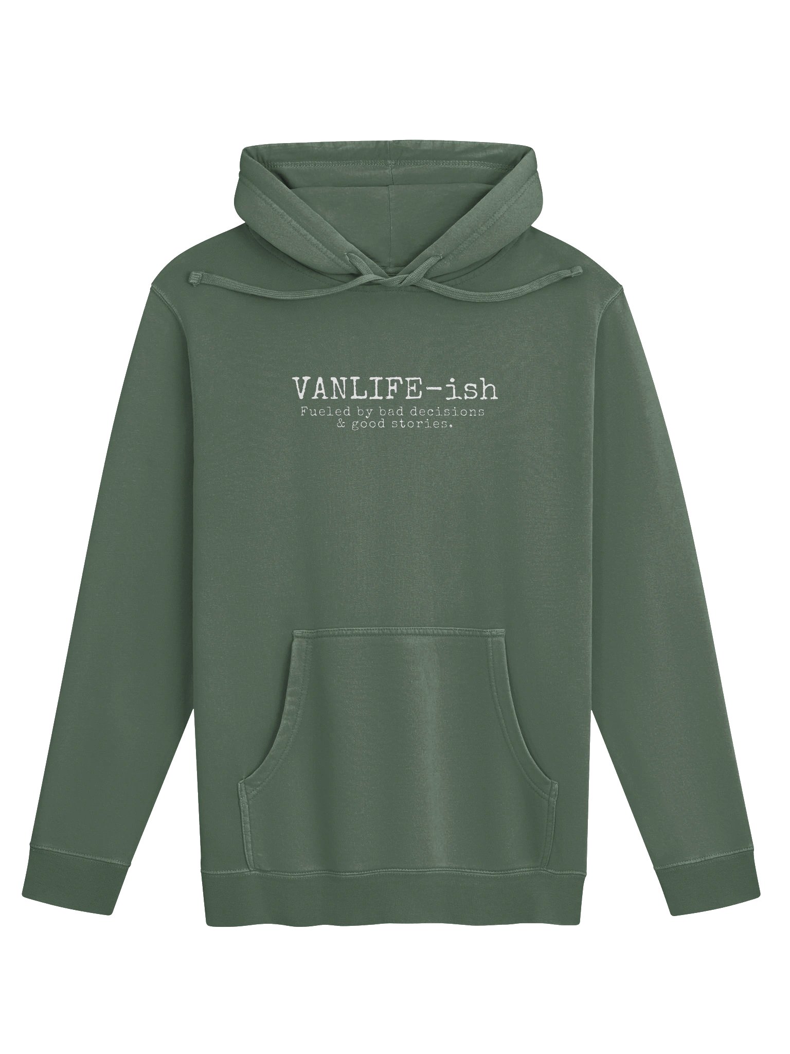 Vanlife-ish Definition Pigment Dyed Hoodie (Both Sides) product image (1)